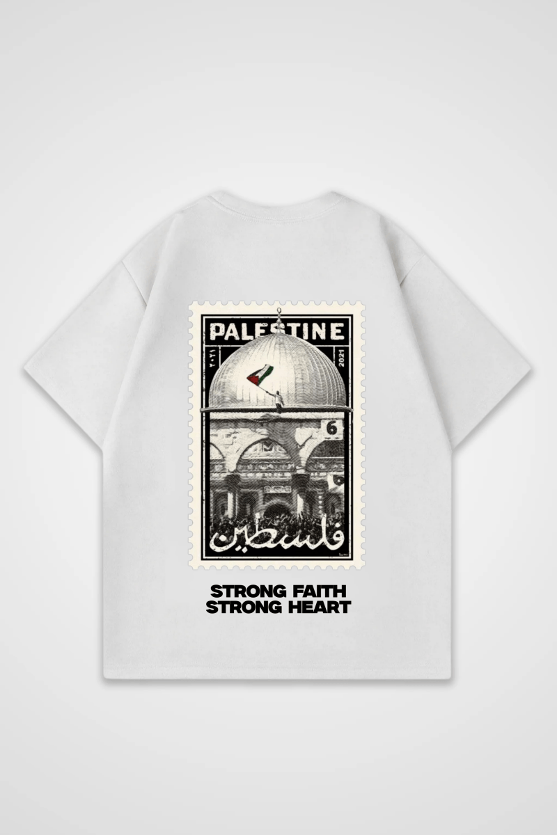 FAITH - OVERSIZED SHIRT BACKPRINT - Edeltürke