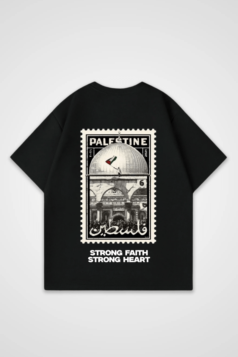 FAITH - OVERSIZED SHIRT BACKPRINT - Edeltürke