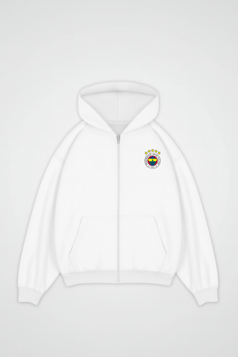 FENERBAHCE - OVERSIZED ZIPPER HOODIE - Edeltürke