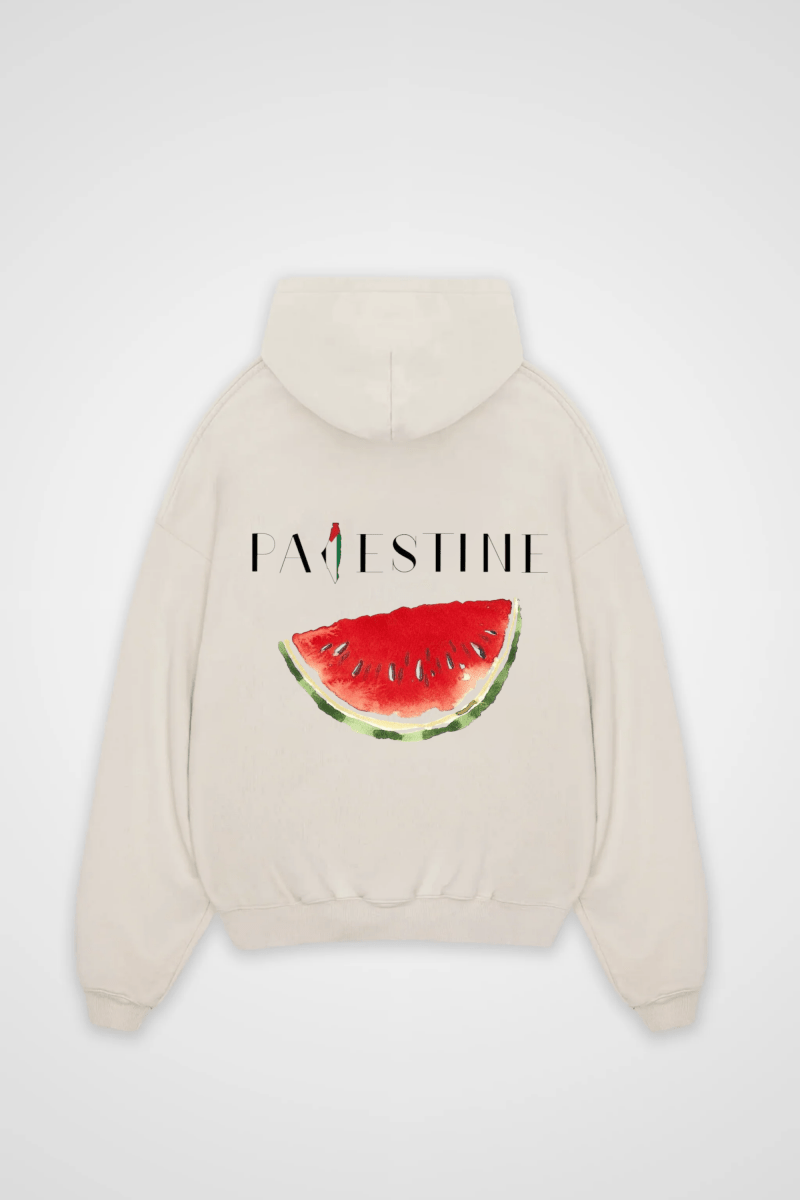 FREE PALESTINE - OVERSIZED HOODIE BACKPRINT - Edeltürke