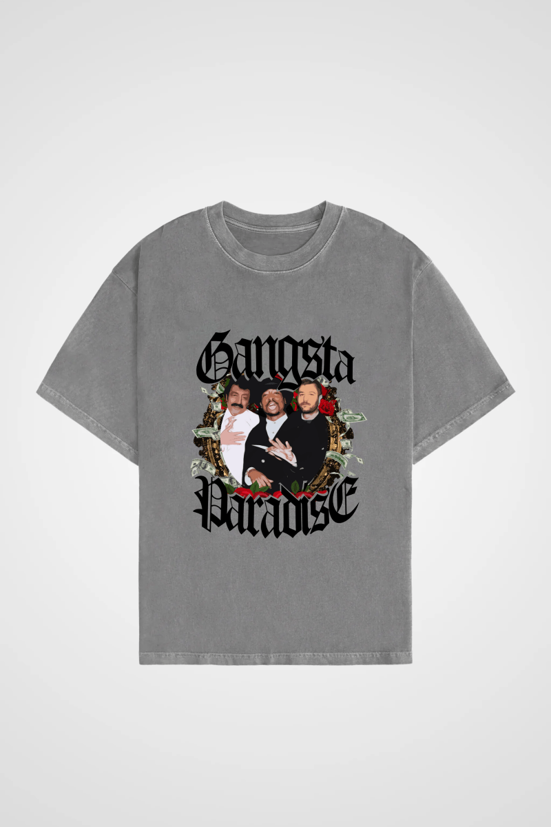 GANGSTA PARADISE - OVERSIZED SHIRT - Edeltürke
