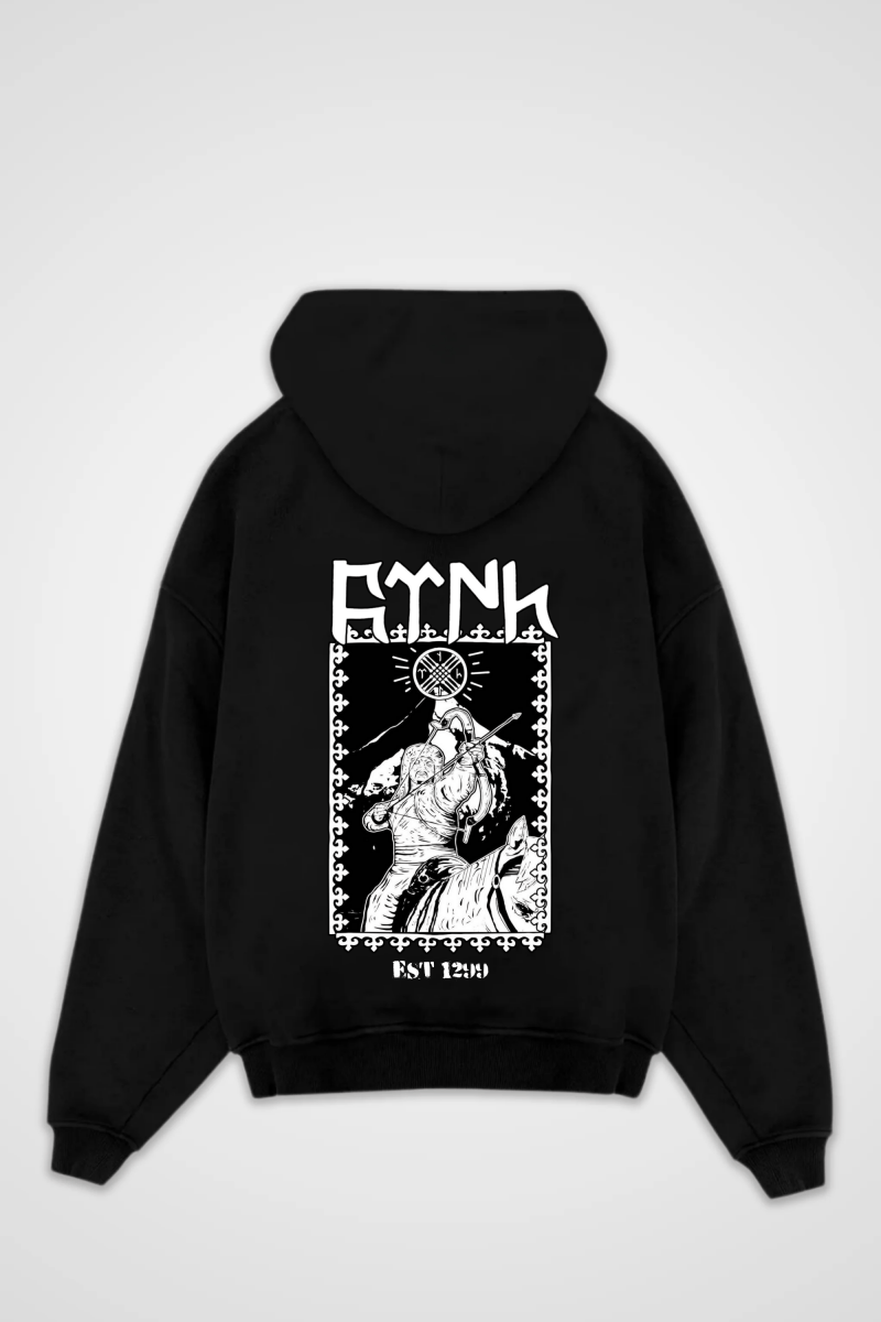 GÖKTÜRK - OVERSIZED HOODIE BACKPRINT - Edeltürke