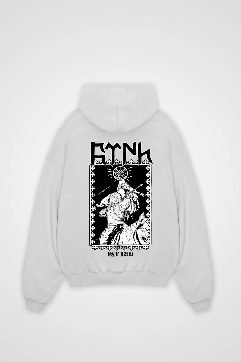GÖKTÜRK - OVERSIZED HOODIE BACKPRINT - Edeltürke