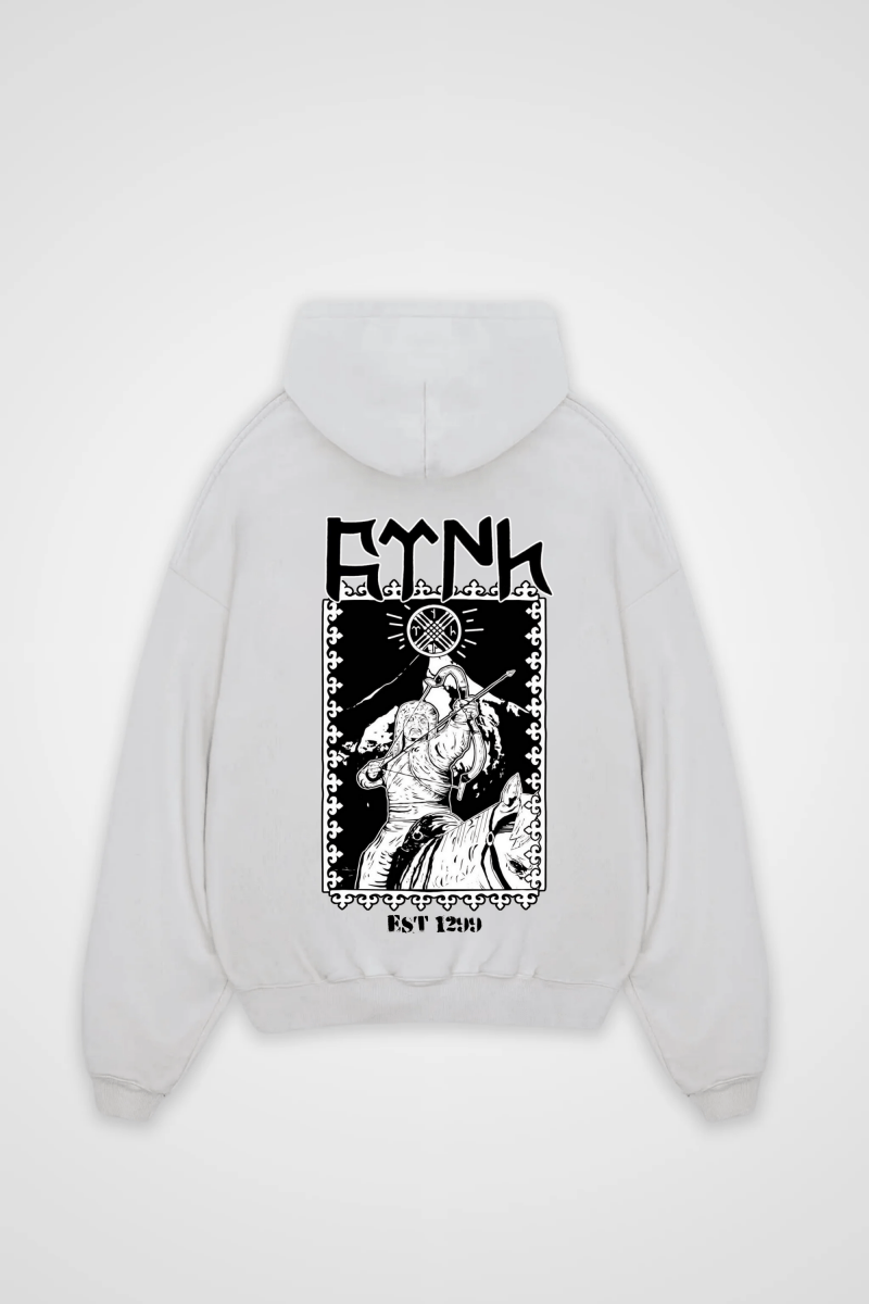 GÖKTÜRK - OVERSIZED HOODIE BACKPRINT - Edeltürke