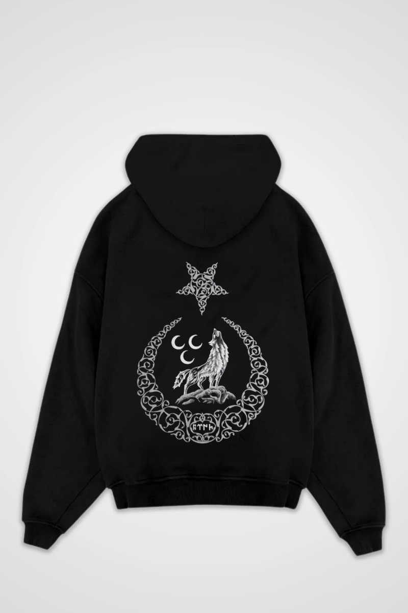 GÖKTÜRK - OVERSIZED HOODIE BACKPRINT - Edeltürke