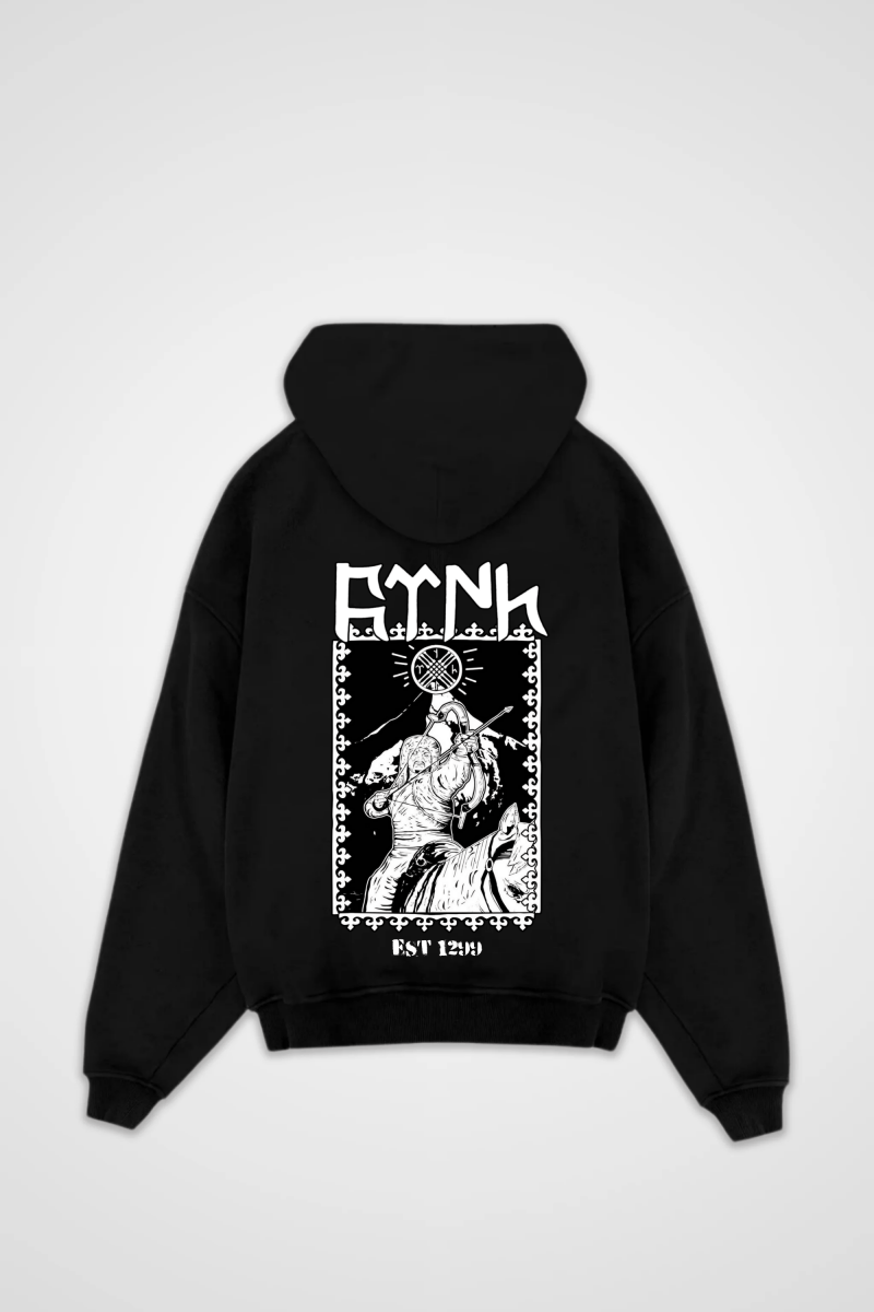 GÖKTÜRK - OVERSIZED HOODIE BACKPRINT - Edeltürke