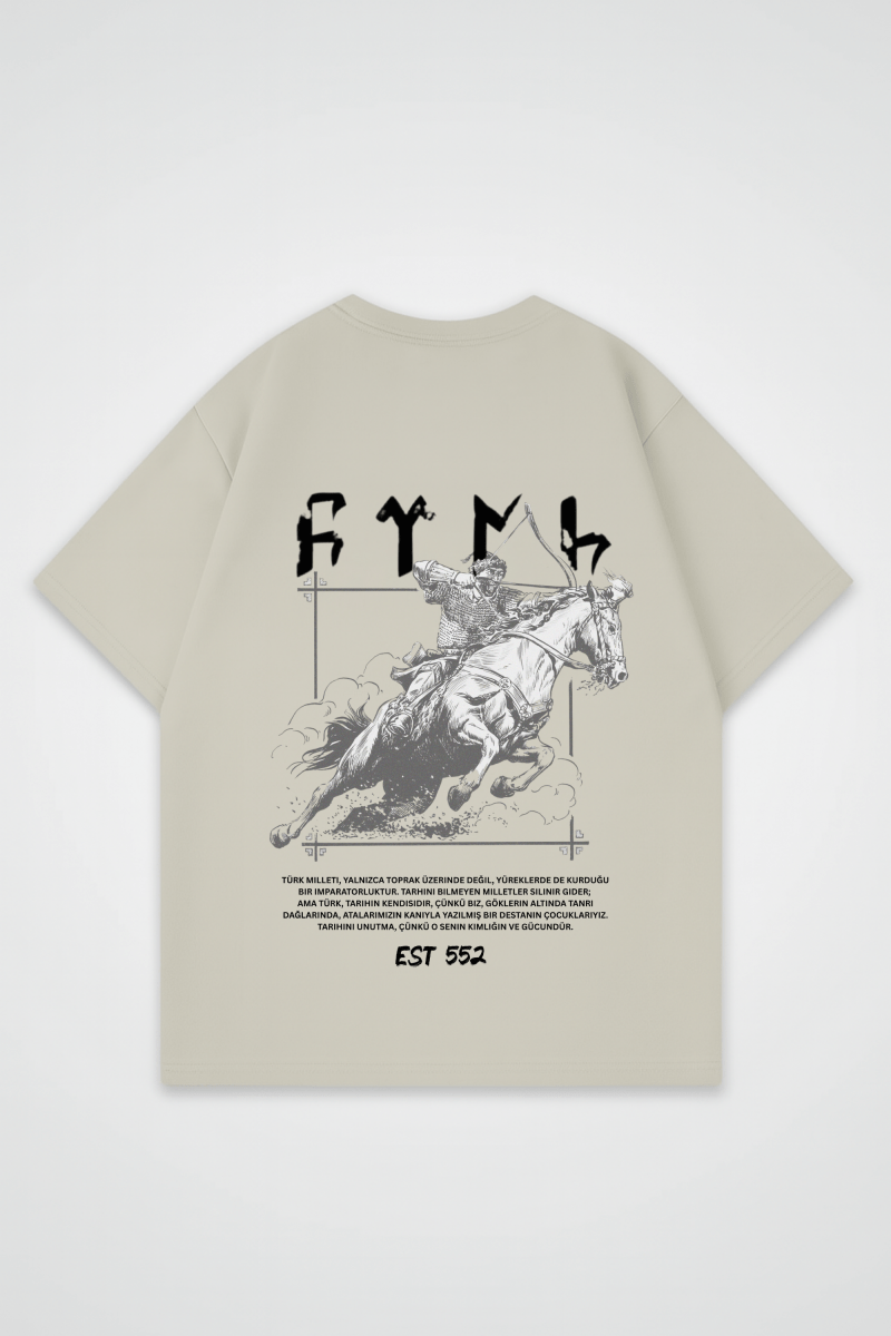 GÖKTÜRK - OVERSIZED SHIRT BACKPRINT - Edeltürke