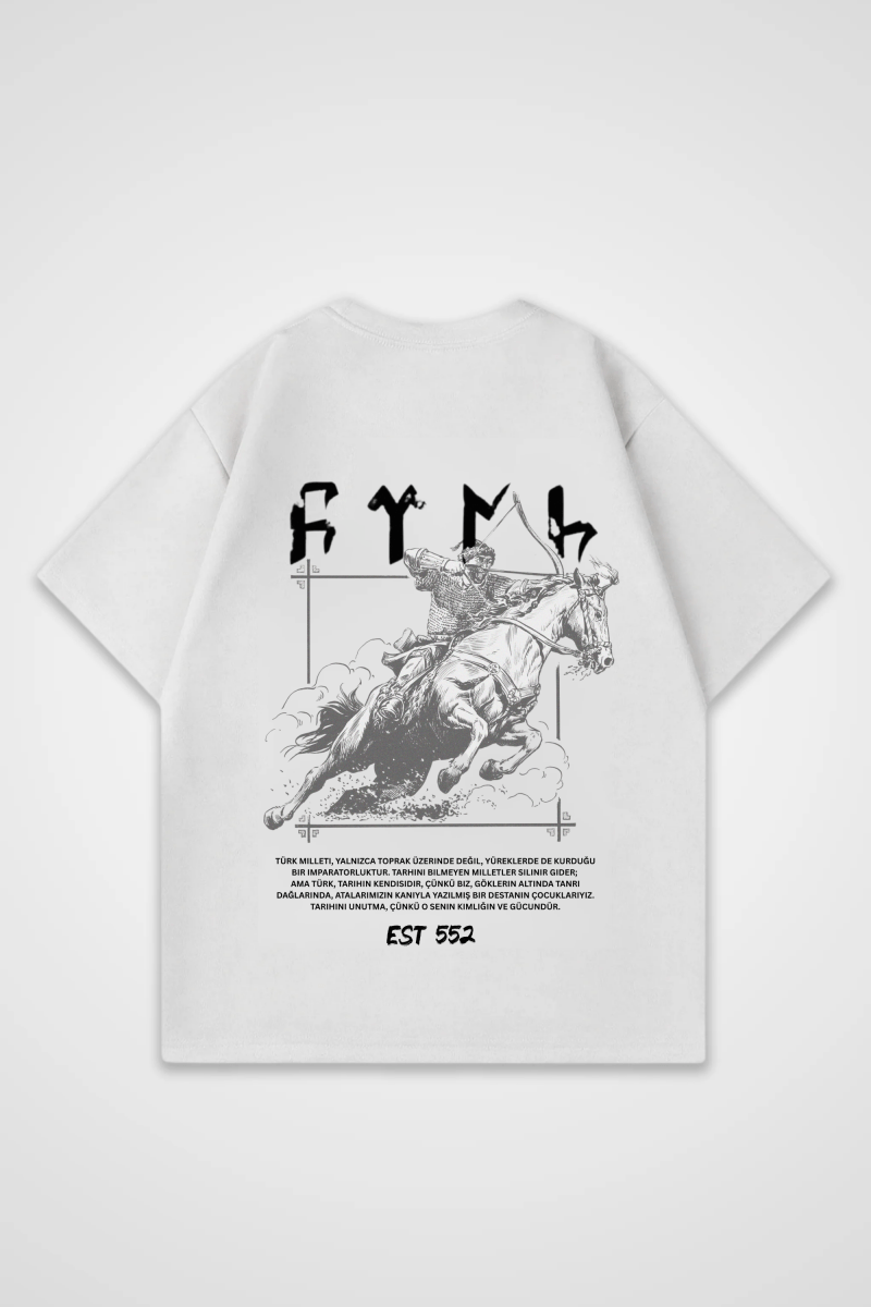 GÖKTÜRK - OVERSIZED SHIRT BACKPRINT - Edeltürke