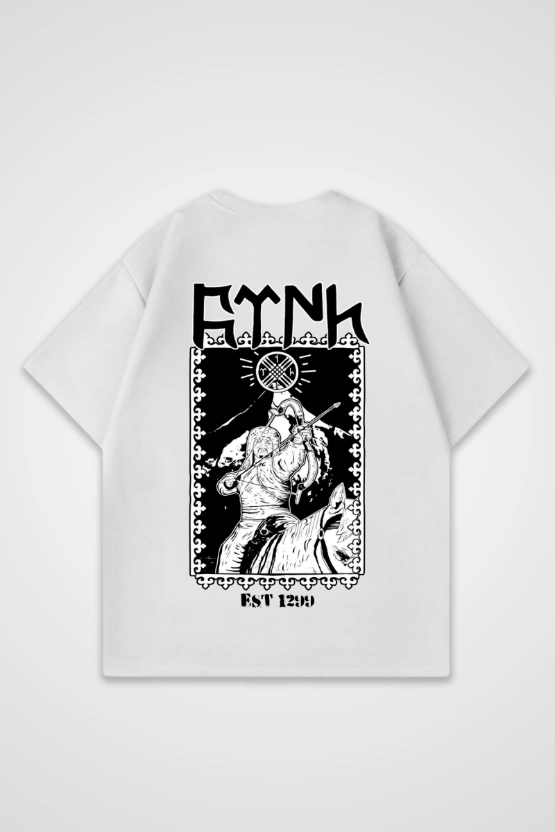GÖKTÜRK - OVERSIZED SHIRT BACKPRINT - Edeltürke
