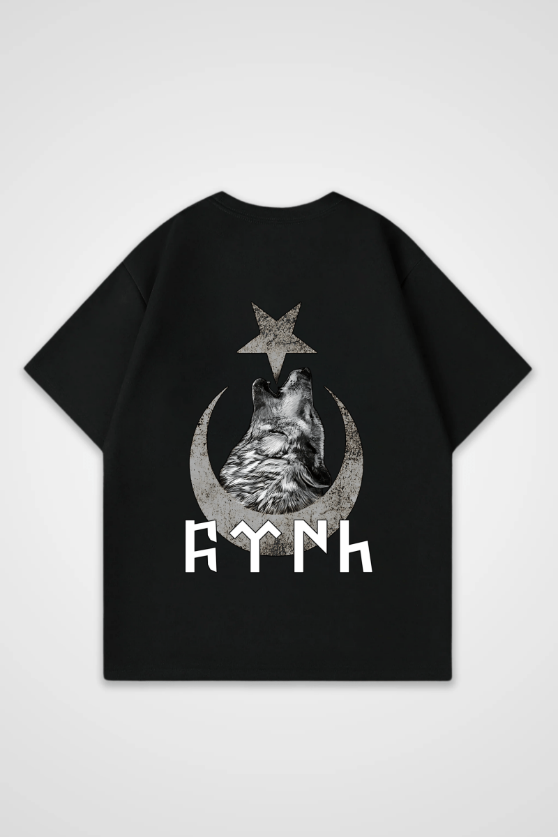GÖKTÜRK - OVERSIZED SHIRT BACKPRINT - Edeltürke