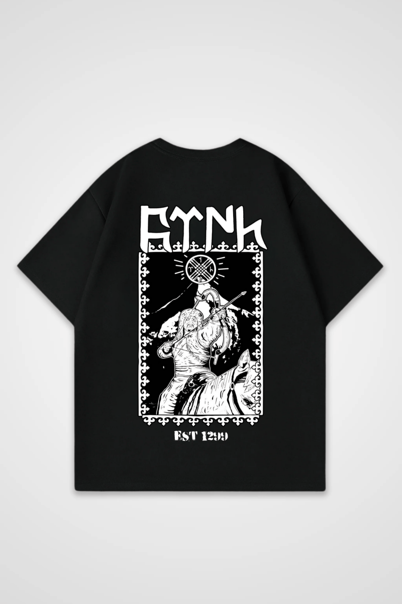 GÖKTÜRK - OVERSIZED SHIRT BACKPRINT - Edeltürke