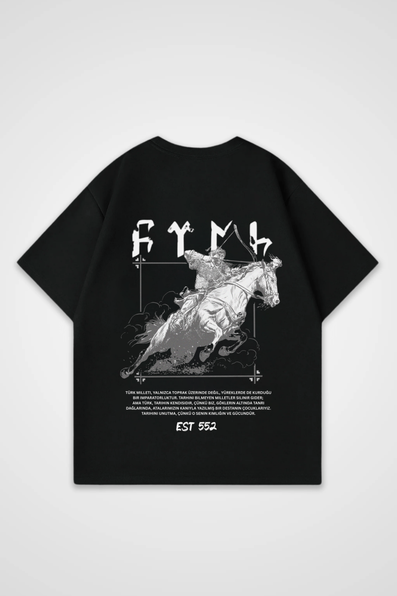 GÖKTÜRK - OVERSIZED SHIRT BACKPRINT - Edeltürke