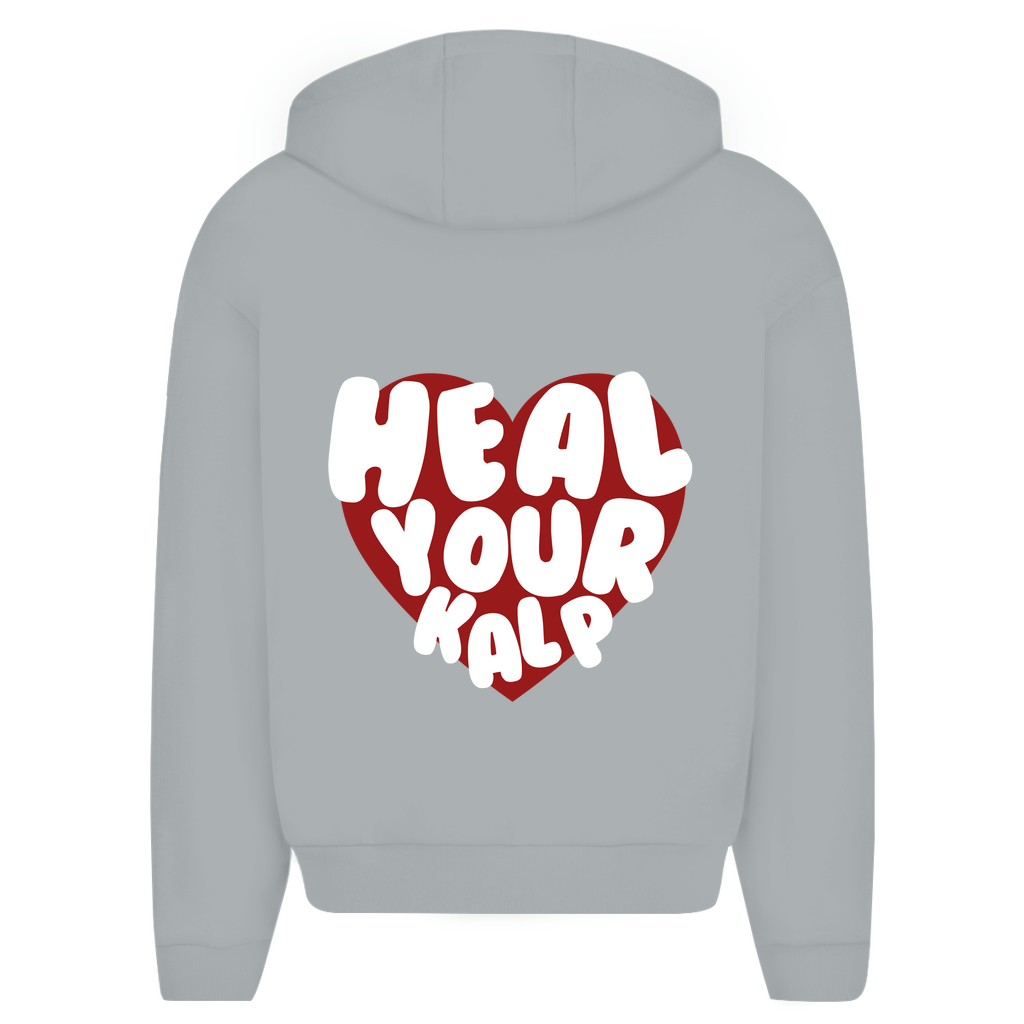 HEAL KALP - OVERSIZED ZIPPER HOODIE - Edeltürke