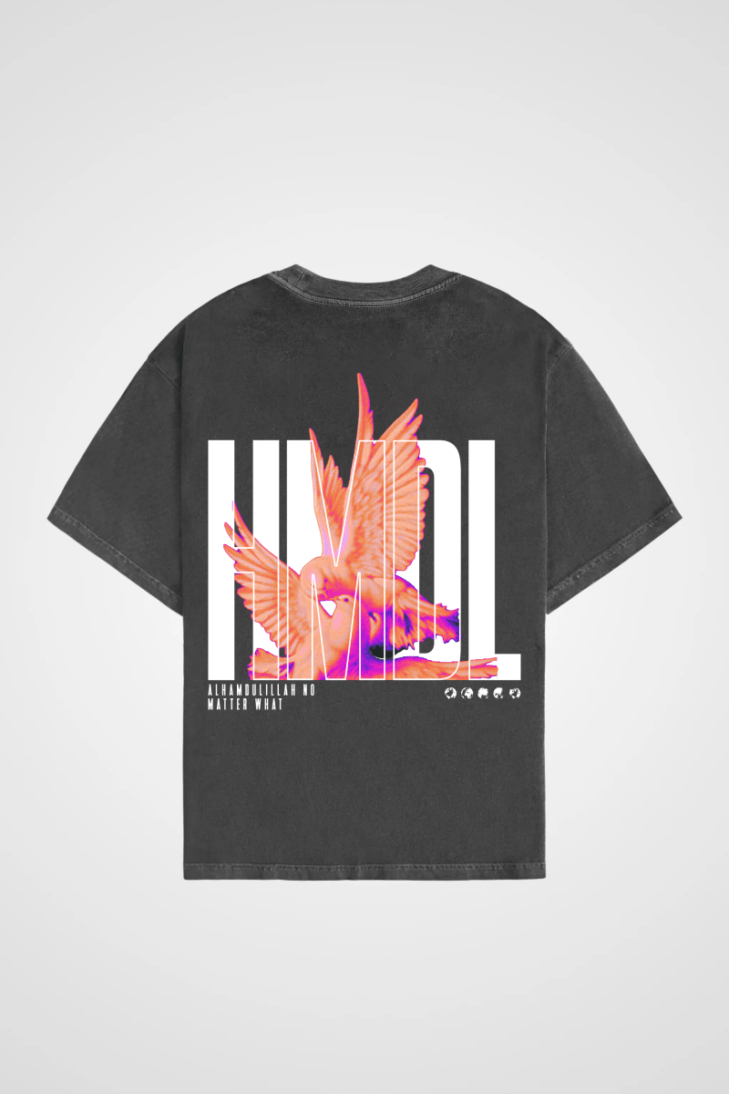 HMDL - OVERSIZED SHIRT BACKPRINT (WASHED) - Edeltürke