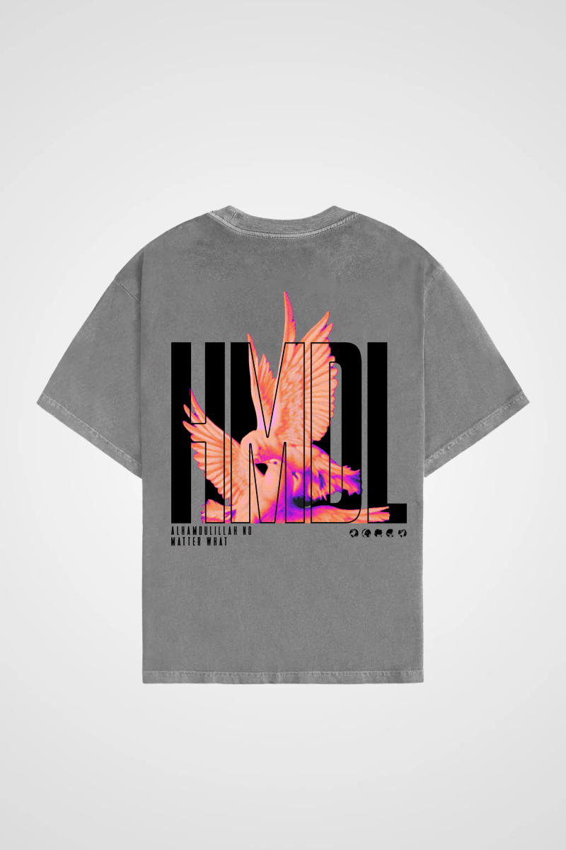 HMDL - OVERSIZED SHIRT BACKPRINT (WASHED) - Edeltürke