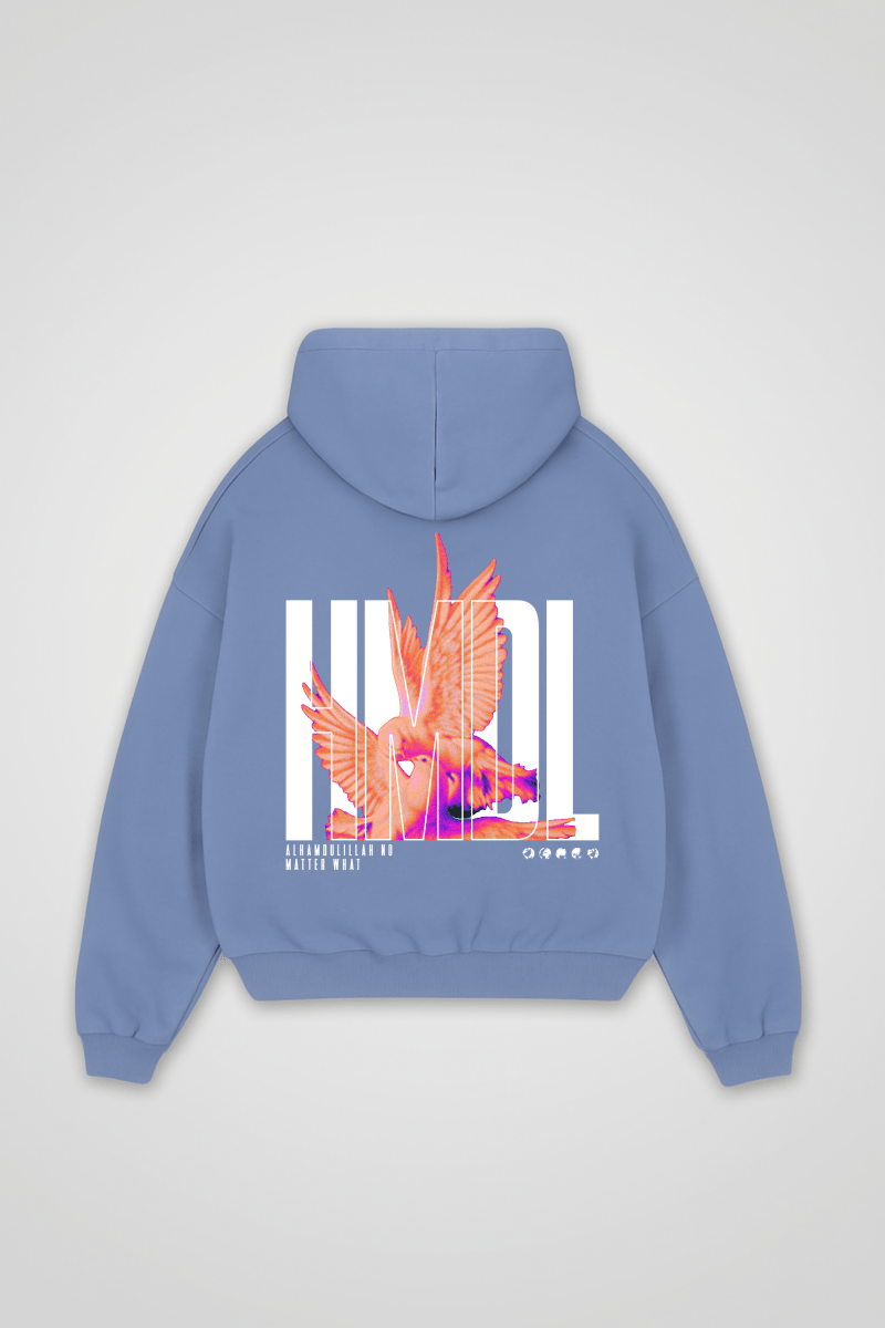 HMDL - OVERSIZED ZIPPER HOODIE - Edeltürke