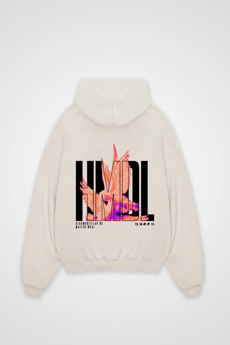 HMDL - OVERSIZED ZIPPER HOODIE - Edeltürke