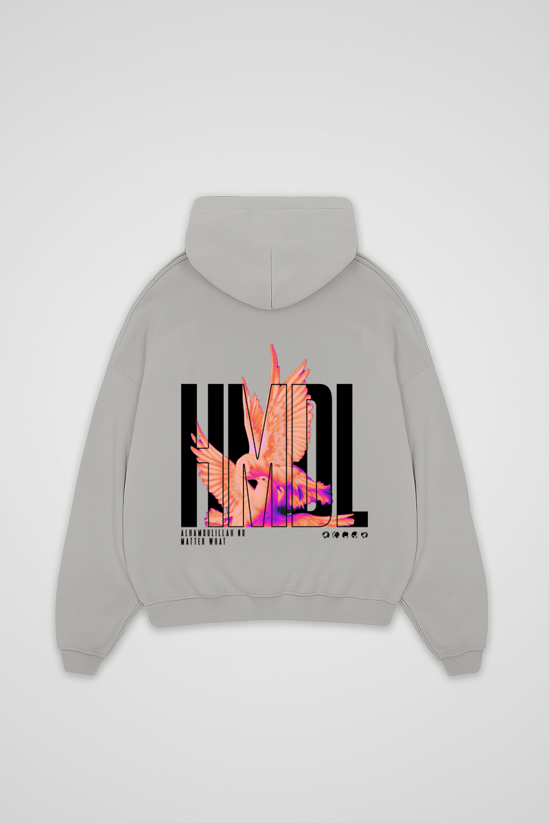 HMDL - OVERSIZED ZIPPER HOODIE - Edeltürke