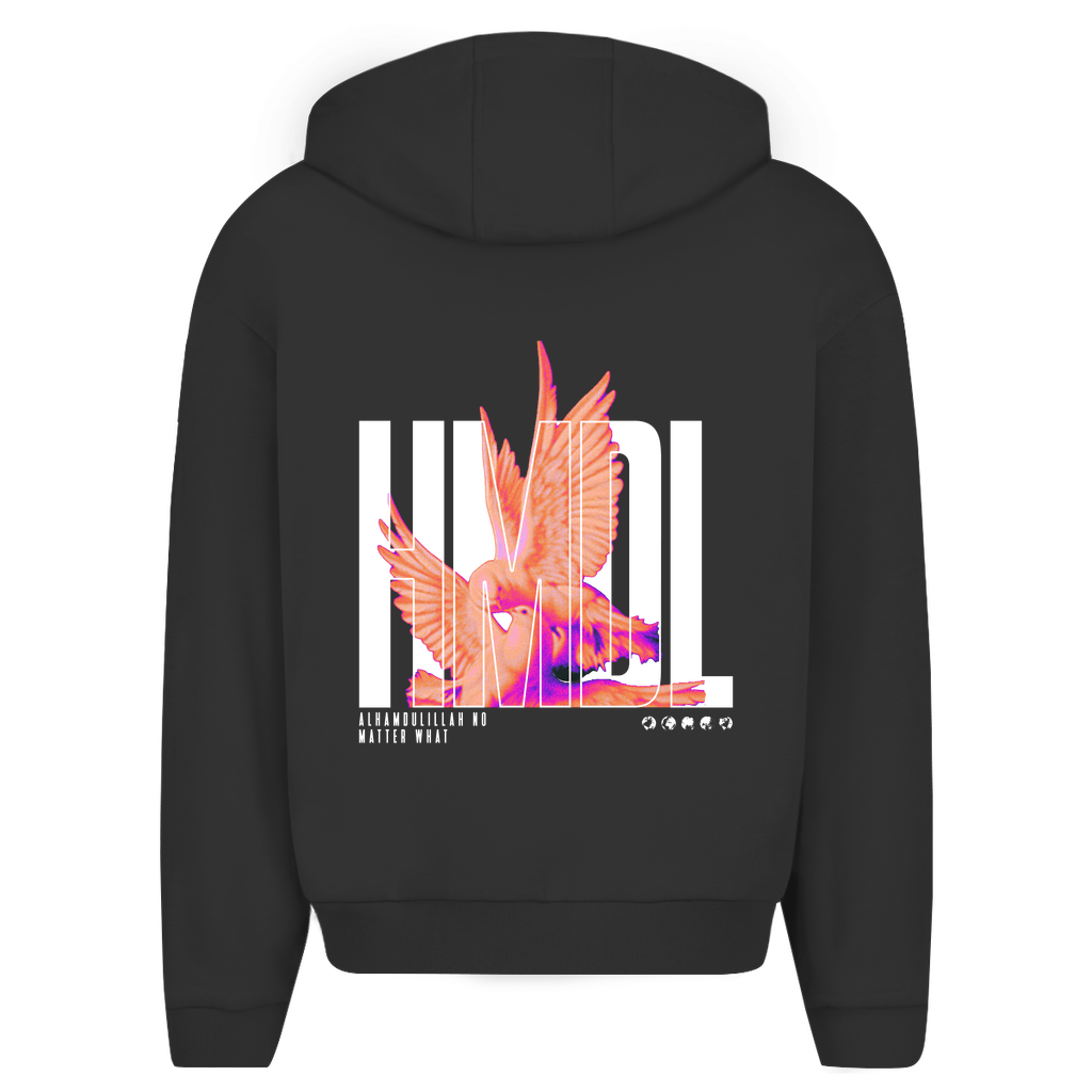 HMDL - OVERSIZED ZIPPER HOODIE - Edeltürke