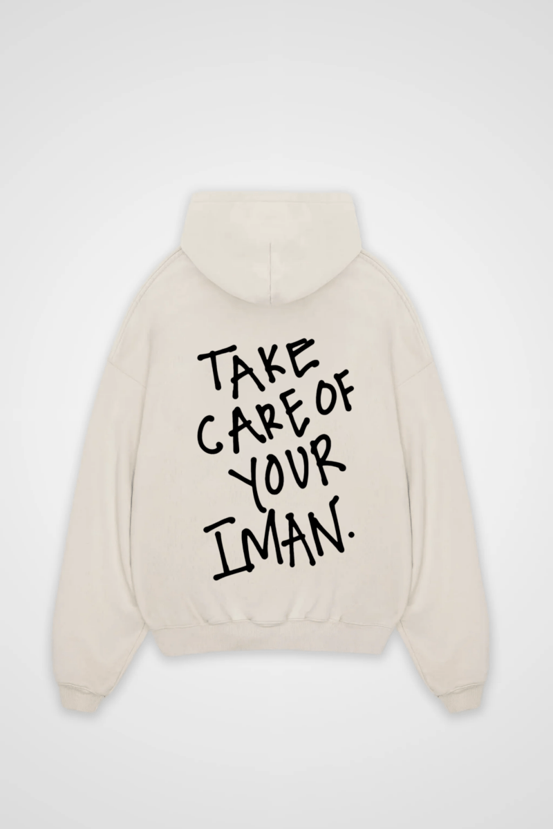 IMAN - OVERSIZED HOODIE BACKPRINT - Edeltürke