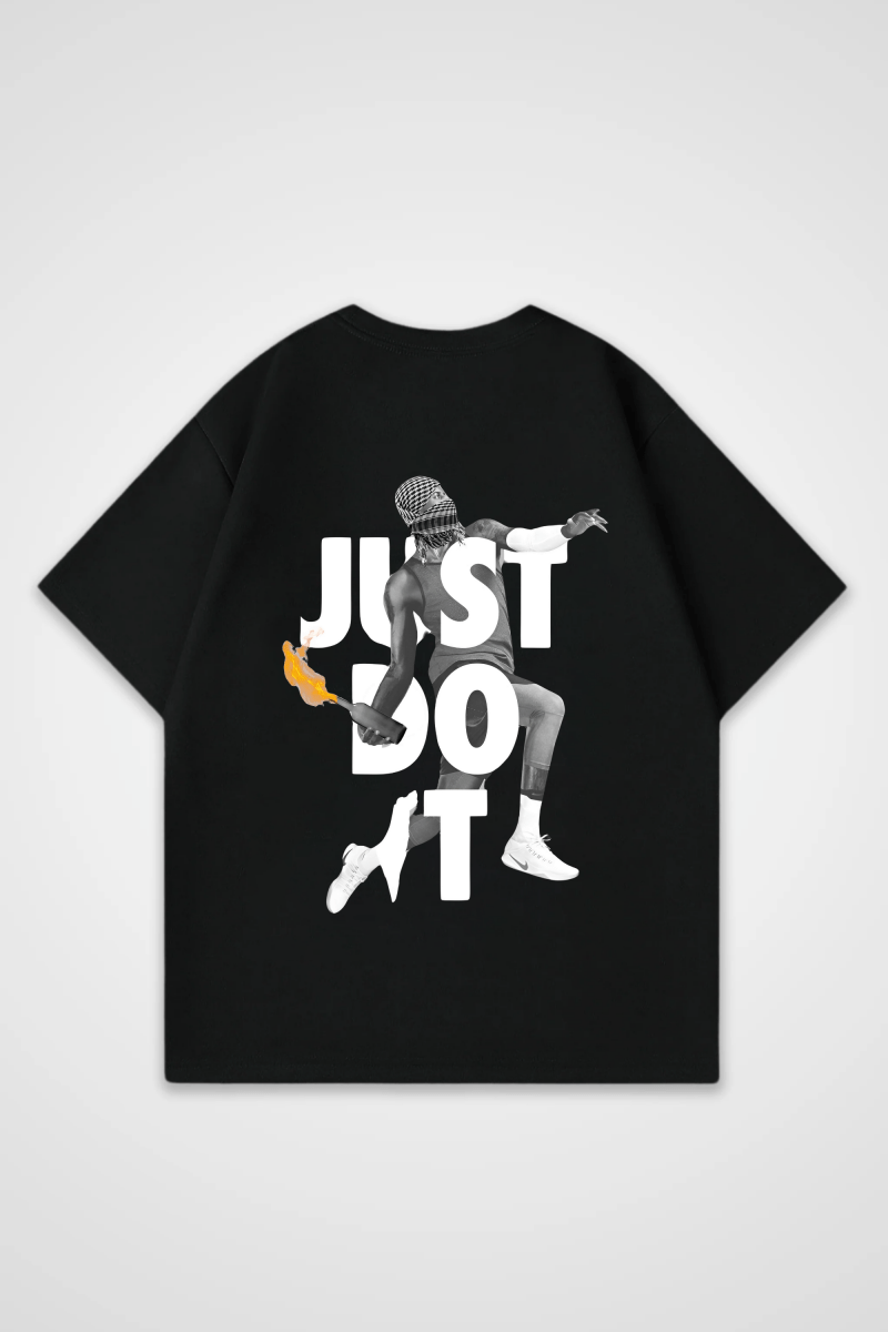 JUST DO IT - OVERSIZED SHIRT BACKPRINT - Edeltürke