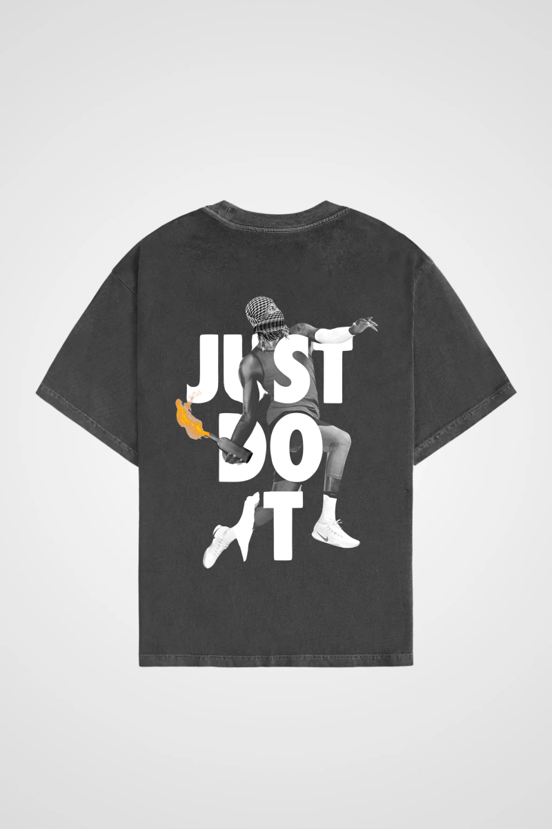 JUST DO IT - OVERSIZED SHIRT BACKPRINT - Edeltürke