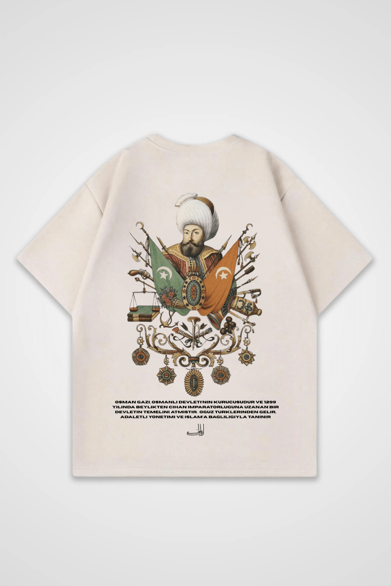 OSMAN GAZI - OVERSIZED SHIRT BACKPRINT - Edeltürke