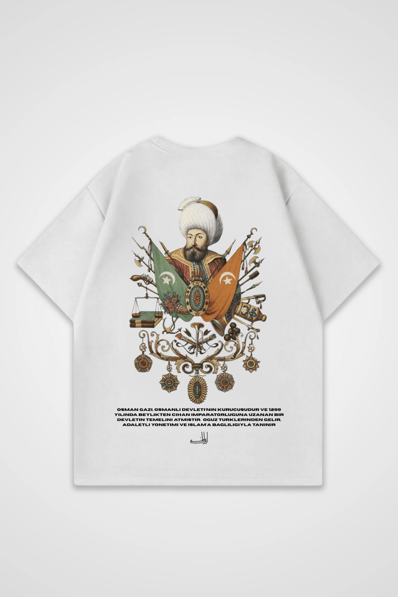 OSMAN GAZI - OVERSIZED SHIRT BACKPRINT - Edeltürke
