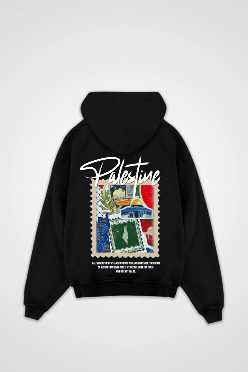 PALESTINE - OVERSIZED HOODIE BACKPRINT - Edeltürke