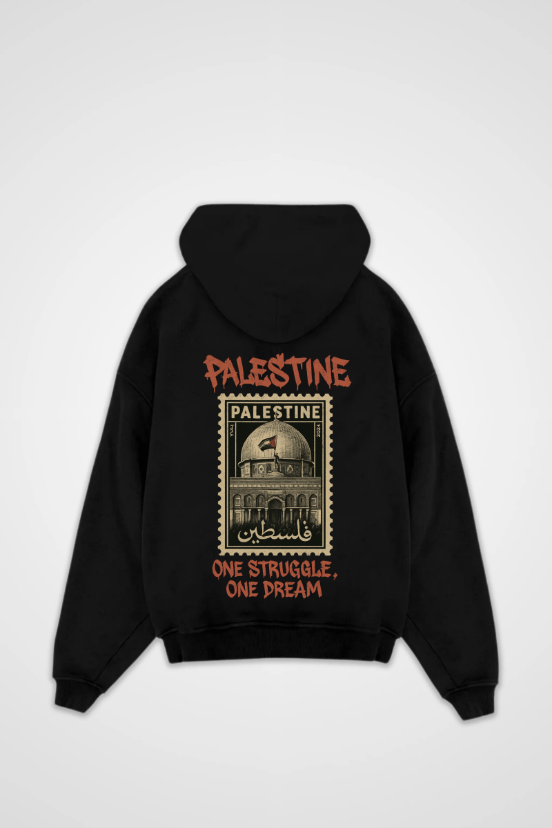 PALESTINE - OVERSIZED HOODIE BACKPRINT - Edeltürke