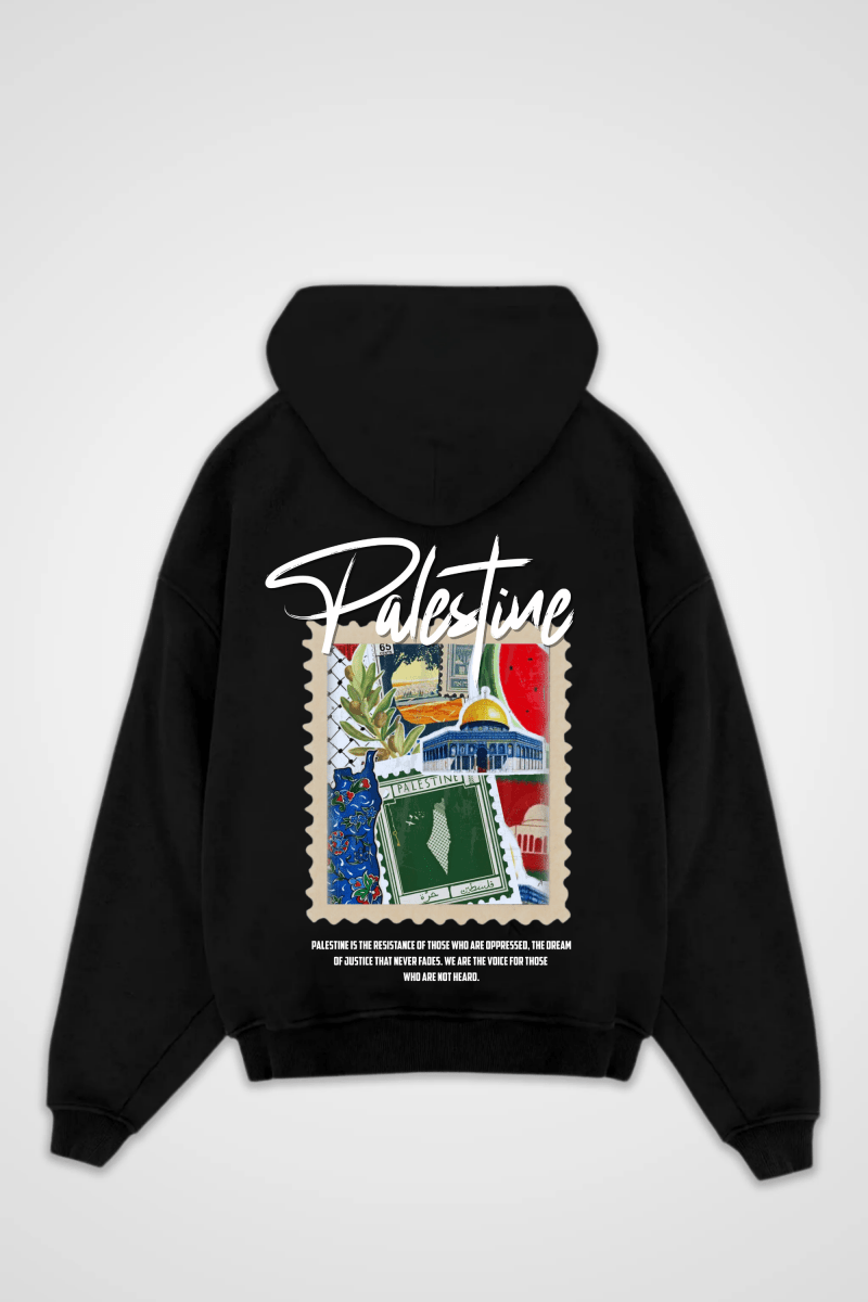 PALESTINE - OVERSIZED HOODIE BACKPRINT - Edeltürke