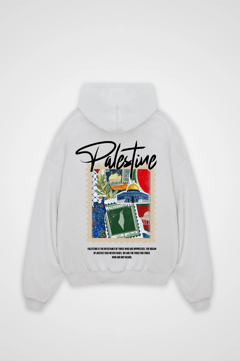 PALESTINE - OVERSIZED HOODIE BACKPRINT - Edeltürke