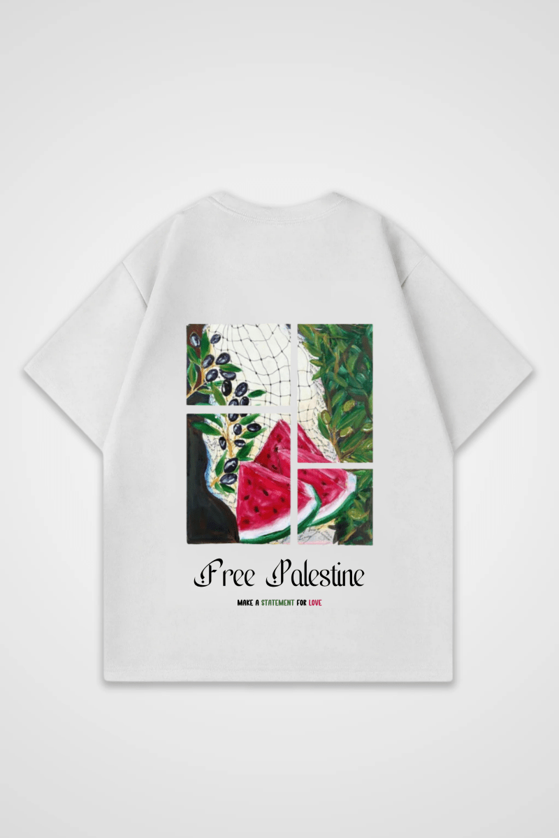 PALESTINE - OVERSIZED SHIRT BACKPRINT - Edeltürke