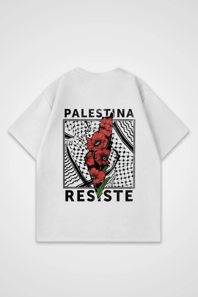PALESTINE - OVERSIZED SHIRT BACKPRINT - Edeltürke