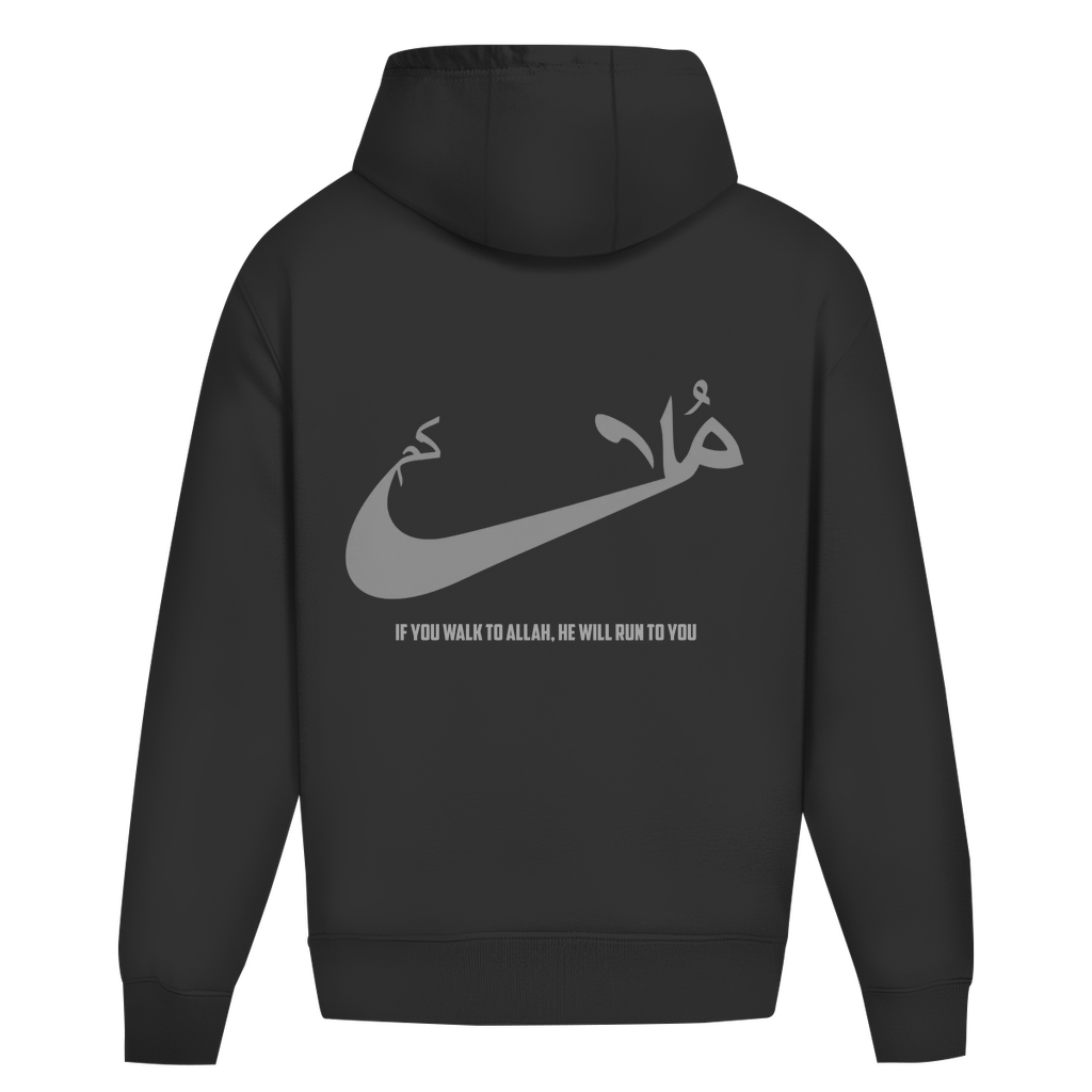 RUN - OVERSIZED HOODIE BACKPRINT - Edeltürke