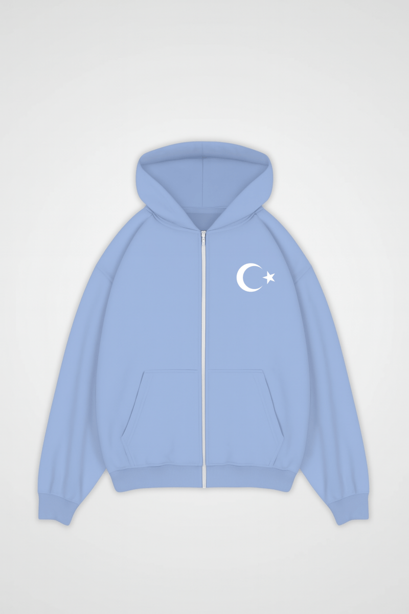 TÜRKIYE - OVERSIZED ZIPPER HOODIE - Edeltürke